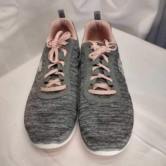 SKECHERS Flex Appeal 3.0 Women’s Size 7 Gray Light Weight Walking Shoes 13067 - Picture 2 of 6